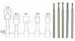 Proxxon Set of Precision Cutters (28710)