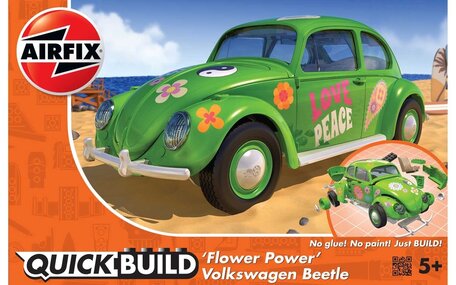 Airfix Quickbuild Volkswagen Beetle Flower Power