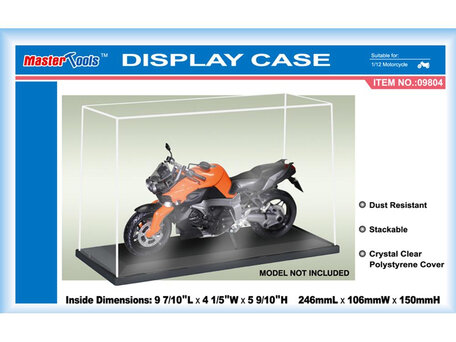 Display Case: 24,6 x 10,6 x 15,0 cm