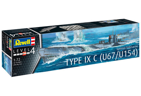 Revell German Submarine Type IXC U67/U154 1:72