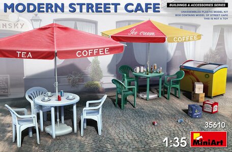 MiniArt Modern Street Cafe 1:35