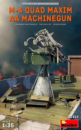 MiniArt M-4 Quad Maxim AA Machinegun 1:35