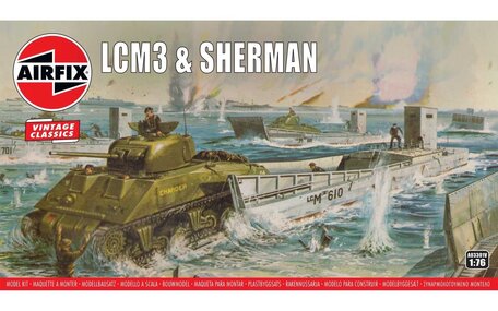 Airfix LCM3 & Sherman 1:76