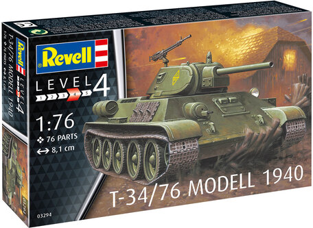Revell T-34/76 Modell 1940 1:76