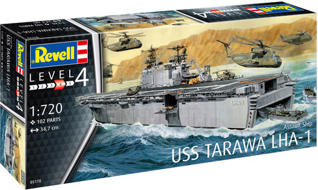 Revell Assault Ship USS Tarawa LHA-1 1:720