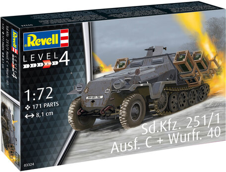 Revell Sd.Kfz. 251/1 Ausf. C + Wurfr. 4 1:72