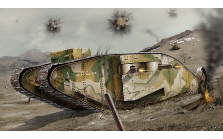 Airfix WWI Female Tank 1:76