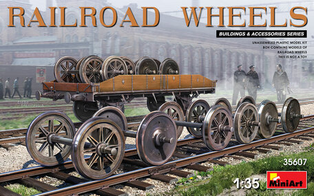 MiniArt Railroad Wheels 1:35