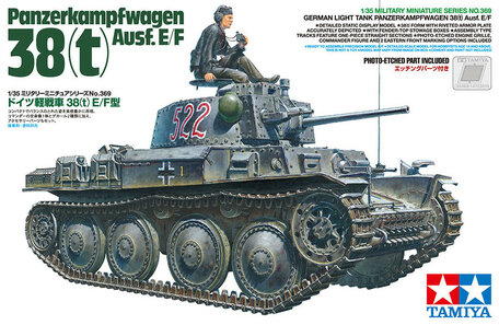 Tamiya German Light Tank Panzerkampfwagen 38(t) Ausf.E/F 1:35