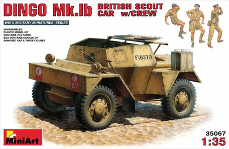 MiniArt Dingo Mk.1b British Scout Car with Crew 1:35