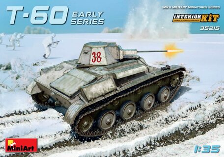 MiniArt T-60 Early Series Soviet Light Tank Interior Kit 1:35