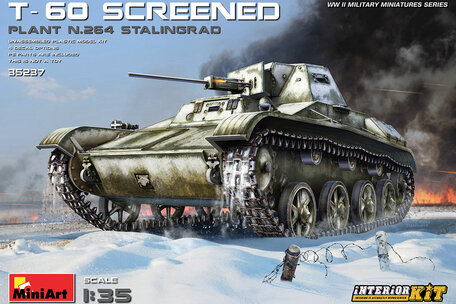 MiniArt T-60 Screened (Plant No.264 Stalingrad) Interior Kit 1:35