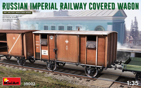 MiniArt Russian Imperial Railway Covered Wagon 1:35