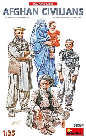 MiniArt Afghan Civilians 1:35
