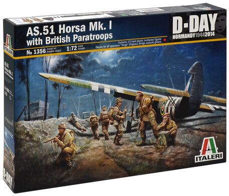 Italeri AS.51 Horsa Mk. I with British Paratroops 1:72