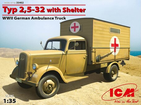 ICM Typ 2,5-32 with Shelter 1:35