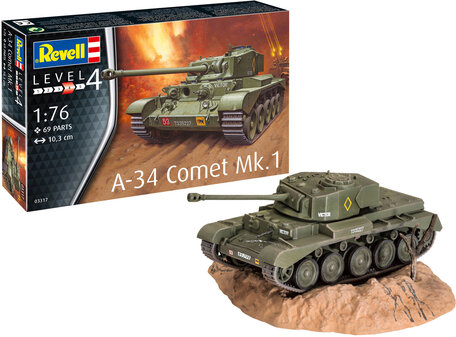 Revell A-34 Comet Mk.1 1:76