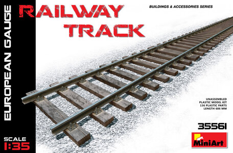 MiniArt Railway Track European Gauge 1:35