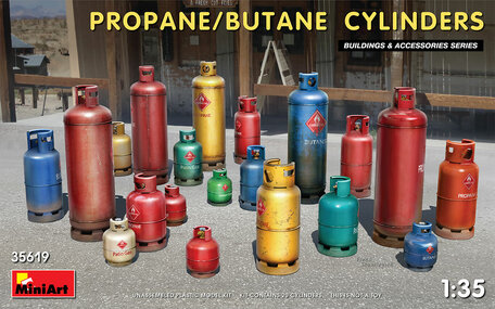 MiniArt Propane - Butane Cylinders 1:35