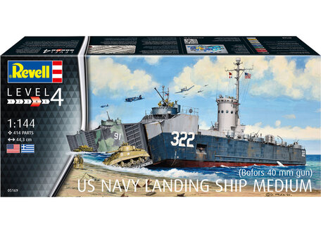 Revell US Navy Landing Ship Medium 1:144