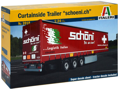Italeri Curtainside Trailer 
