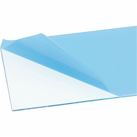 Plaat Transparant: 250 x 500 x 1.0 mm