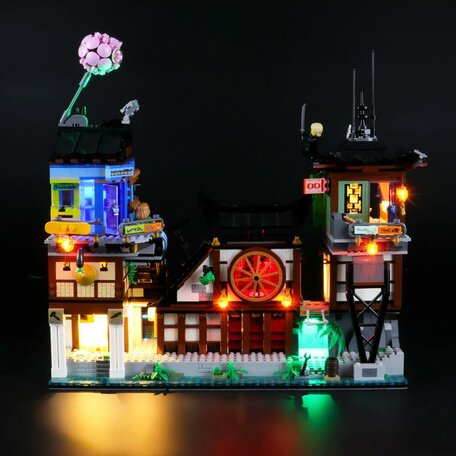 LEGO 70657 Ninjago City Haven + LED Verlichting