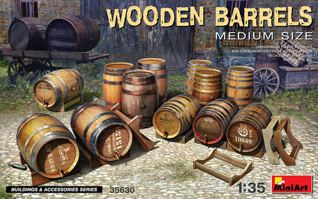 MiniArt Wooden Barrels Medium Size 1:35