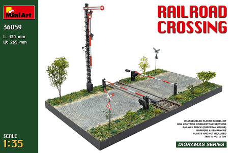 MiniArt Railroad Crossing 1:35