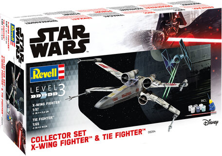 Revell Star Wars Set X-Wing Fighter + TIE Fighter