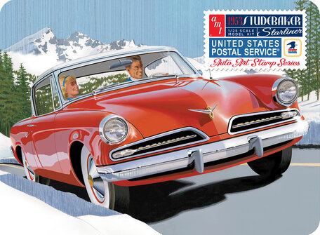 AMT 1953 Studebaker Starliner Tin Box 1:25