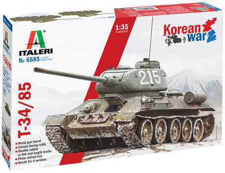 Italeri T-34/85 Korean War 1:35