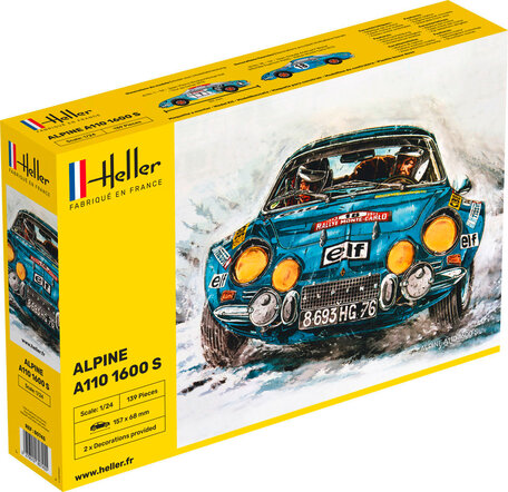 Heller Alpine A110 1600 S 1:24