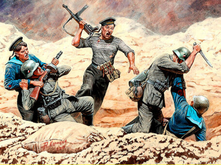 Master Box Soviet Marines and German Infantry 1:35
