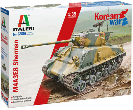 Italeri Sherman M4A3E8 Korean War 1:35