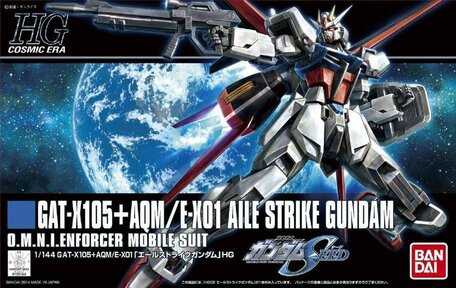 HG 1/144: GAT-X105+AQM/E-X01 Aile Strike Gundam