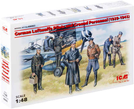 ICM Luftwaffe Pilots and Ground Personnel 1:48