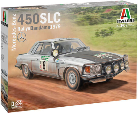 Italeri Mercedes-Benz 450SLC Rallye Bandama 1979 1:24