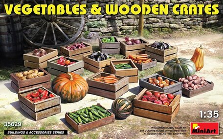 MiniArt Vegetables & Wooden Crates 1:35