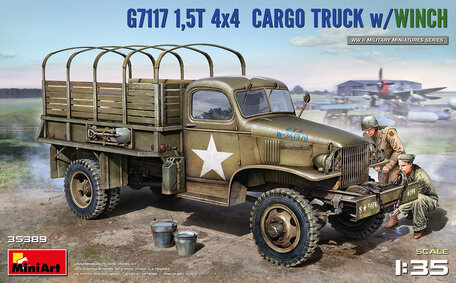 MiniArt G7117 1,5t 4×4 Cargo Truck with Winch 1:35