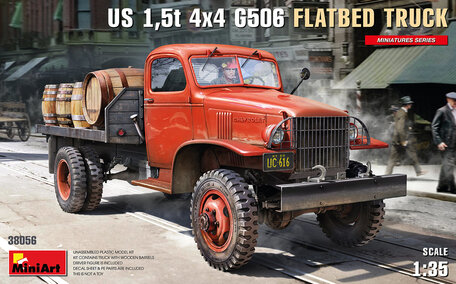 MiniArt US 1,5t 4×4 G506 Flatbed Truck 1:35