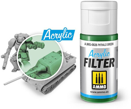 Ammo Phthalo Green Acrylic Filter