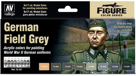 Vallejo Paint Set: German Field Grey (70.181)