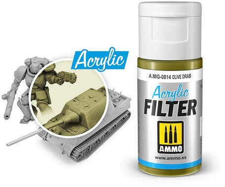 Ammo Olive Drab Acrylic Filter