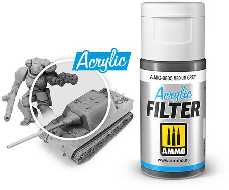 Ammo Medium Grey Acrylic Filter