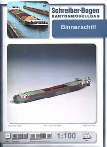 Schreiber Bogen Binnenschiff Barge
