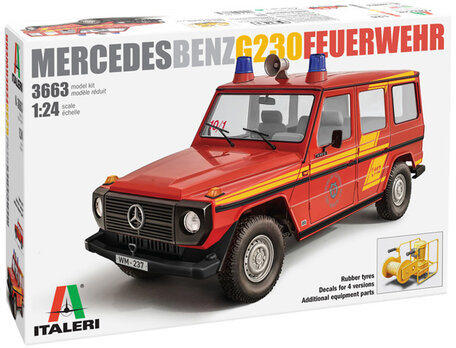 Italeri Mercedes Benz G230 Feuerwehr 1:24