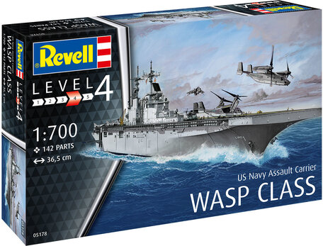 Revell Assault Carrier USS Wasp Class 1:700
