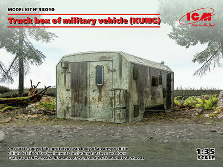 ICM Truck box of Military Vehicle (KUNG) 1:35