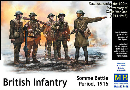 Master Box British Infantry Somme Battle 1:35